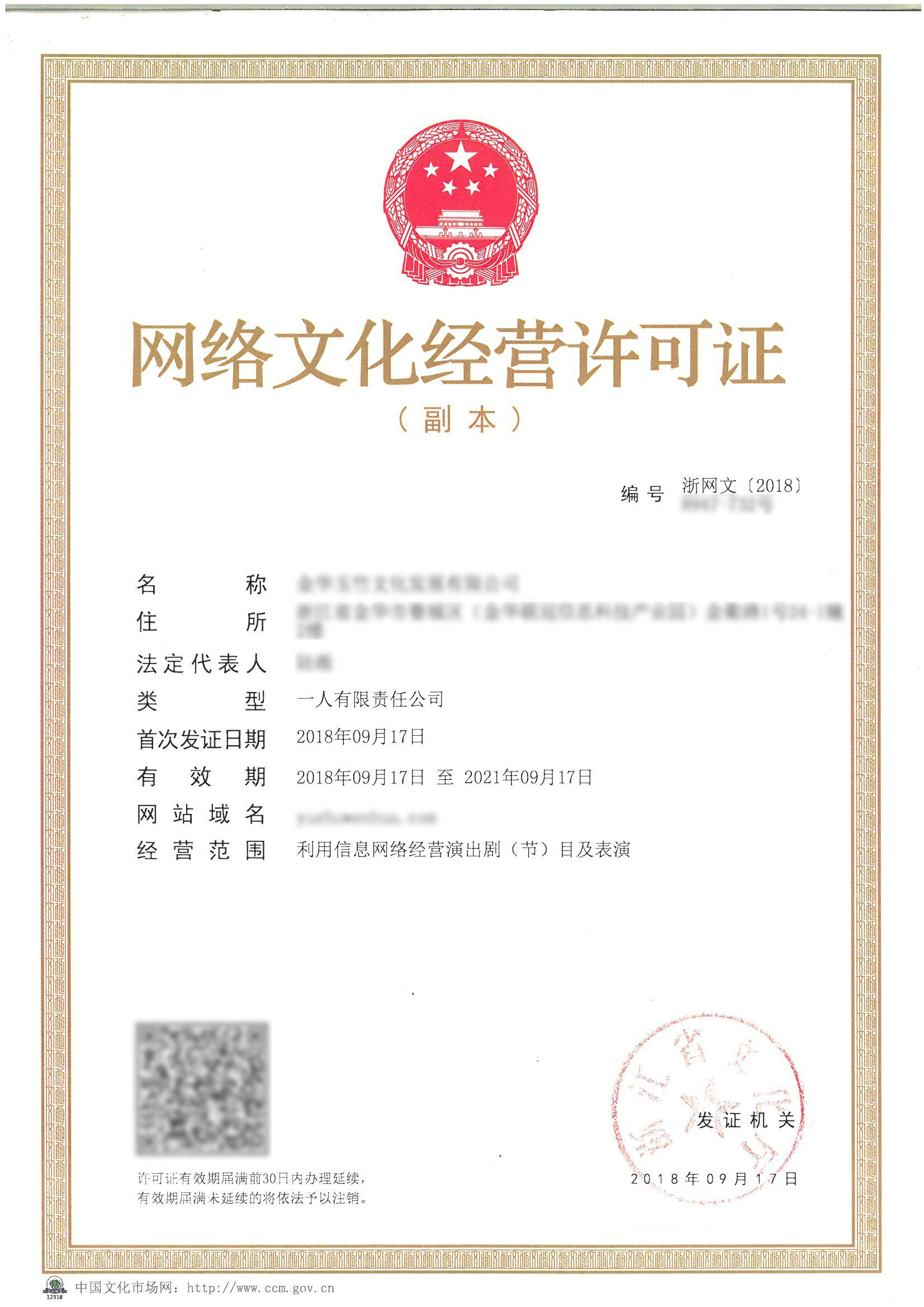 浙江杭州新成立公司办理网络文化经营许可证全攻略